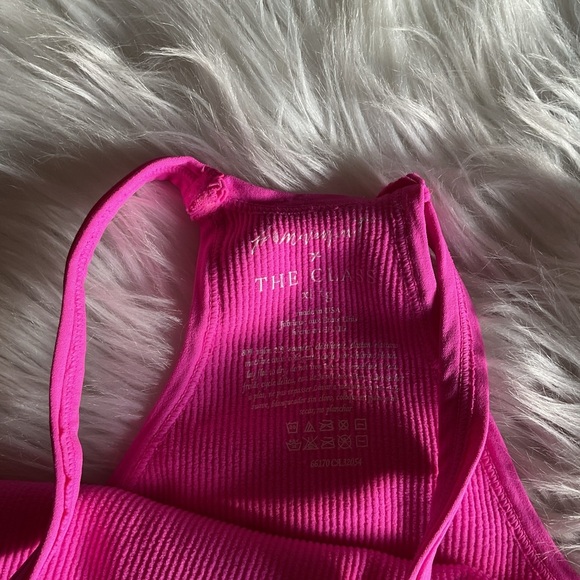 Free People Happiness Runs Long Crop Tank PINK - Picture 7 of 7